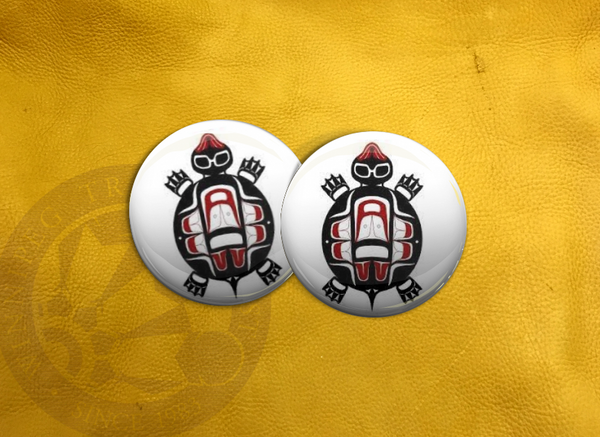 ECAB AN - Turtle - Red, Black on White - 2