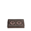 Montana West Cut Out Aztec Studded Wallet